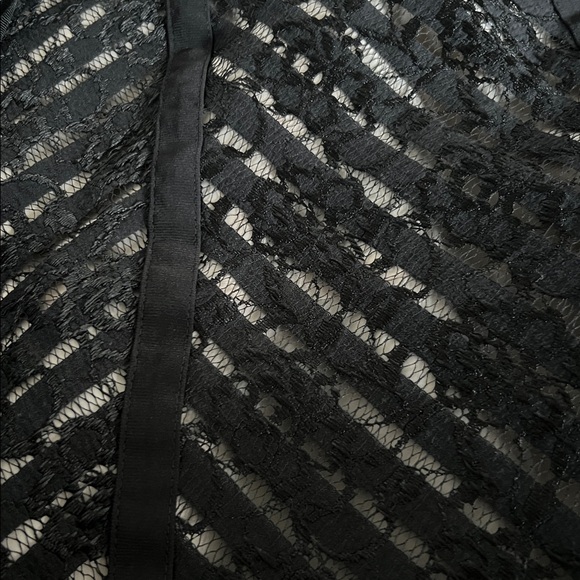 SL Fashions Black Lace Midi Dress - Picture 10 of 11